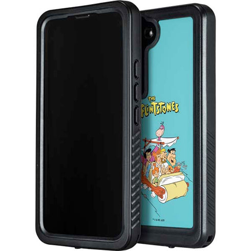 The Flintstones and Rubbles Galaxy S24 Plus Waterproof Case